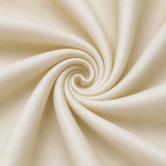 Premium Boski Cream Unstitched Fabric – Single Suit