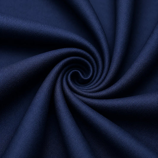 Navy Blue Boski Unstitched Fabric – Single Suit