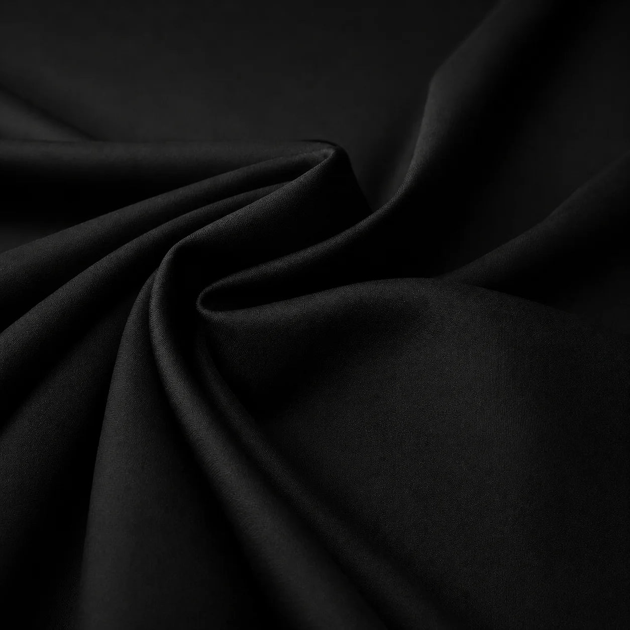 Classic Black Boski Unstitched Fabric – Single Suit