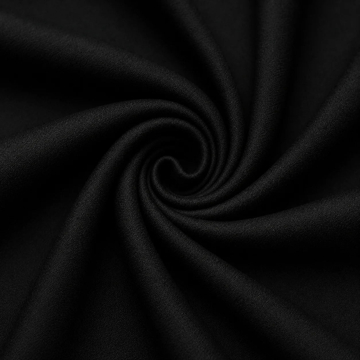 Classic Black Boski Unstitched Fabric – Single Suit