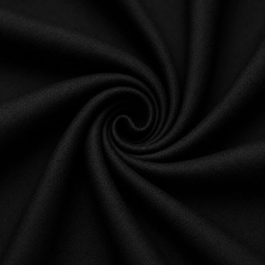 Classic Black Boski Unstitched Fabric – Single Suit