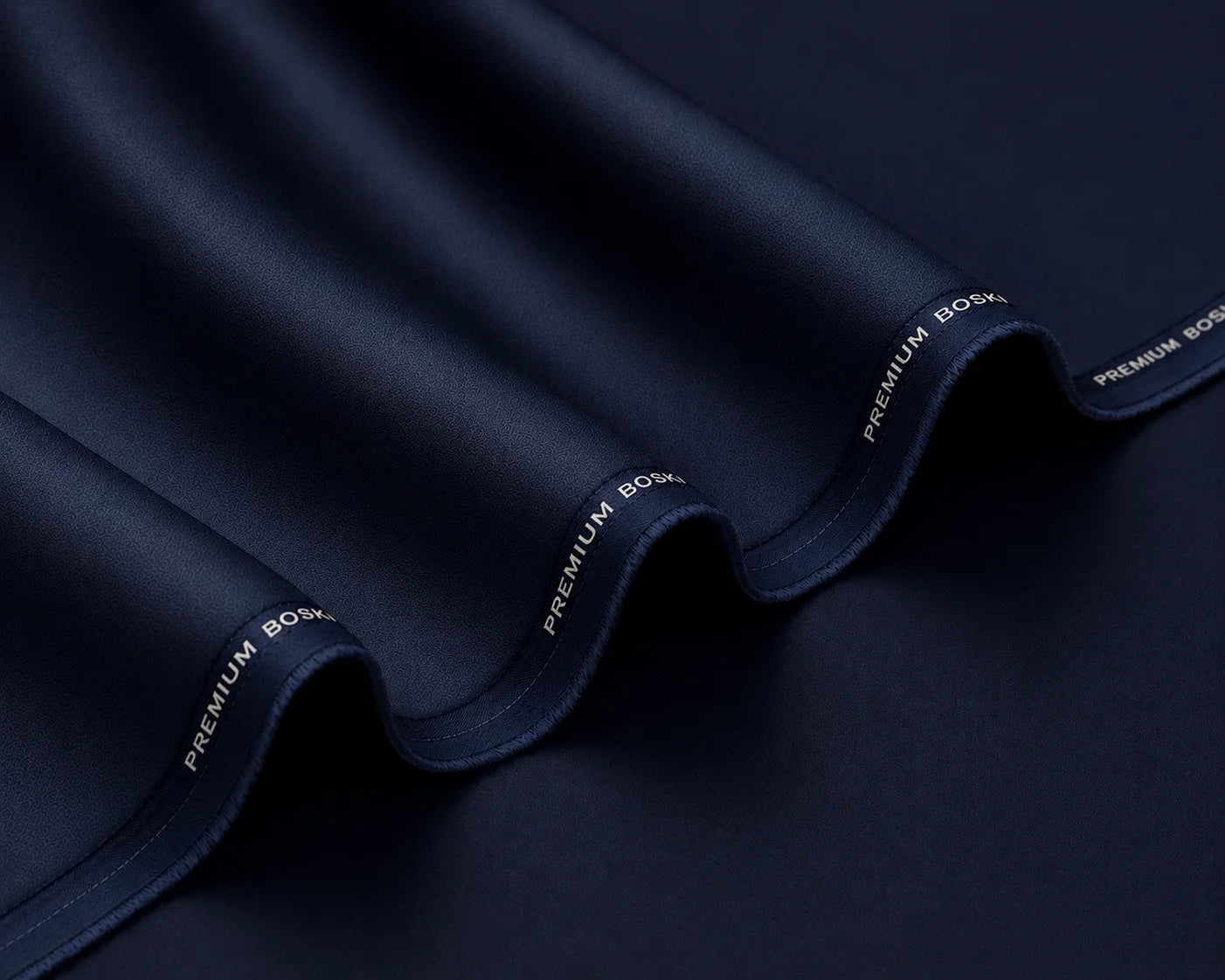 Navy Blue Boski Unstitched Fabric – Single Suit
